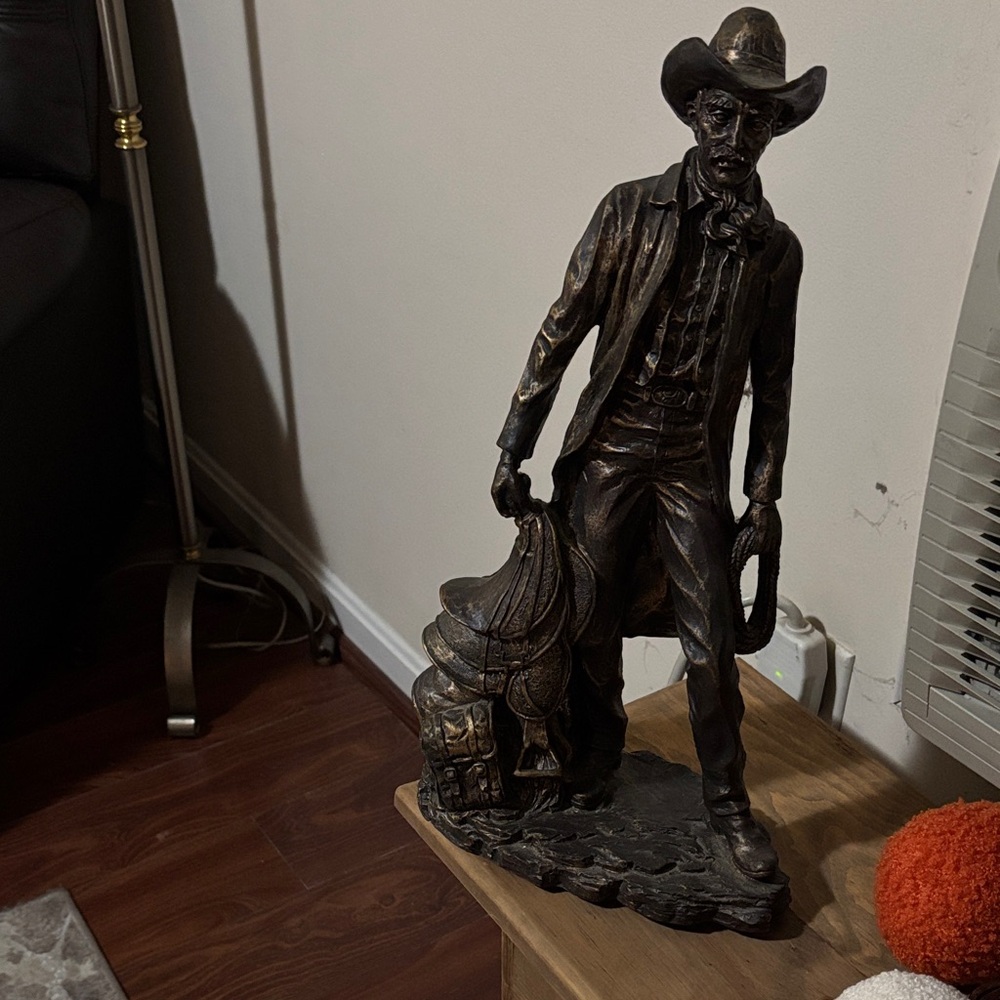 Bronze Cowboy Sculpture